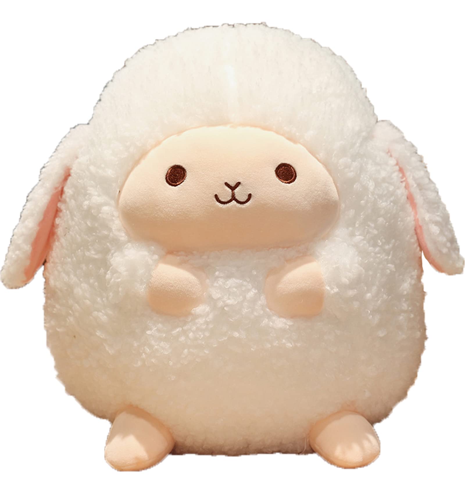Tongsong 12 Inch Plush Sheep Stuffed Animal Sheep Hugging Pillow Cuddly Lamb Pillow Plushies Toy Lamb Huggable Anime Gifts For K